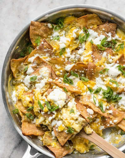 Green Chili & Chicken Chilaquiles