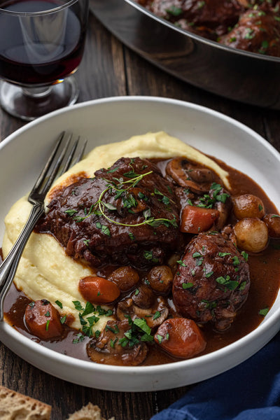 Half Chicken Coq au Vin